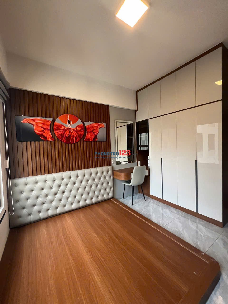 Chung cư Screc, Trường Sa, Q3: 2p ngủ, 65m2, full NT, NT mới, 13triệu