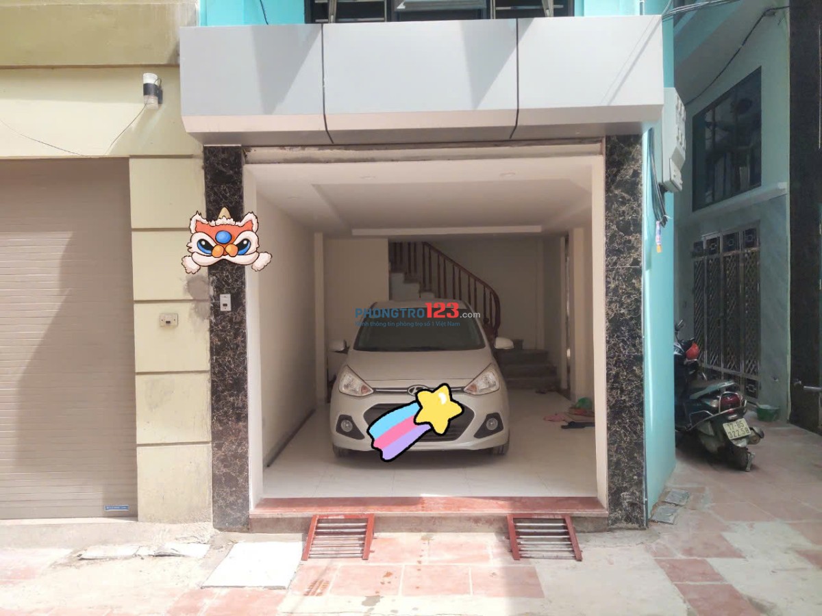 Cho thuê nhà nguyên căn diện tích 33m2 x 6 tầng, có gara ô tô , giá 10tr/tháng