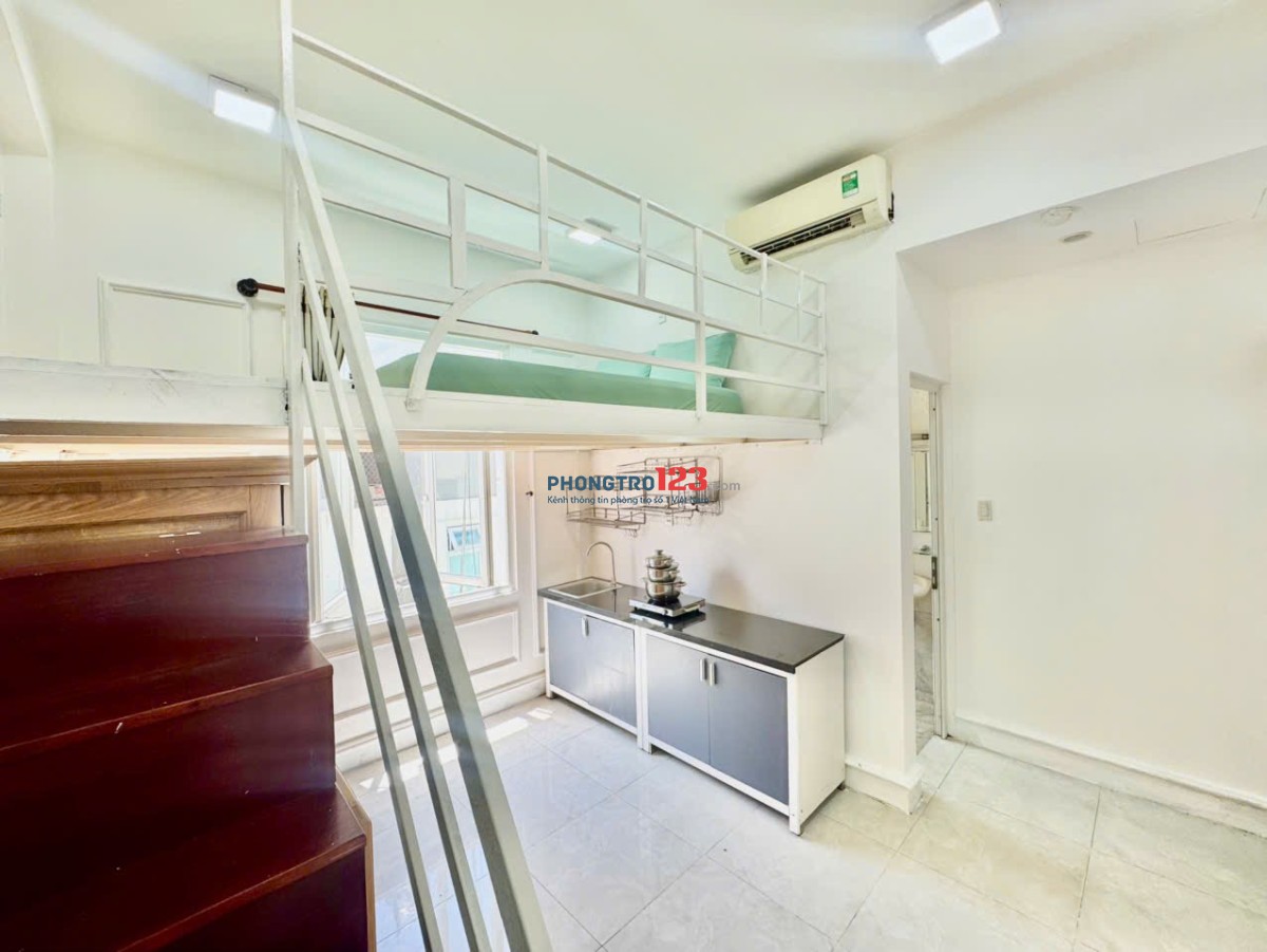 GÁC LỬNG ĐÓN NẮNG FULL TIỆN NGHI DỌN VÀO Ở NGAY TẠI QUANG TRUNG GẦN CHỢ THẠCH ĐÀ