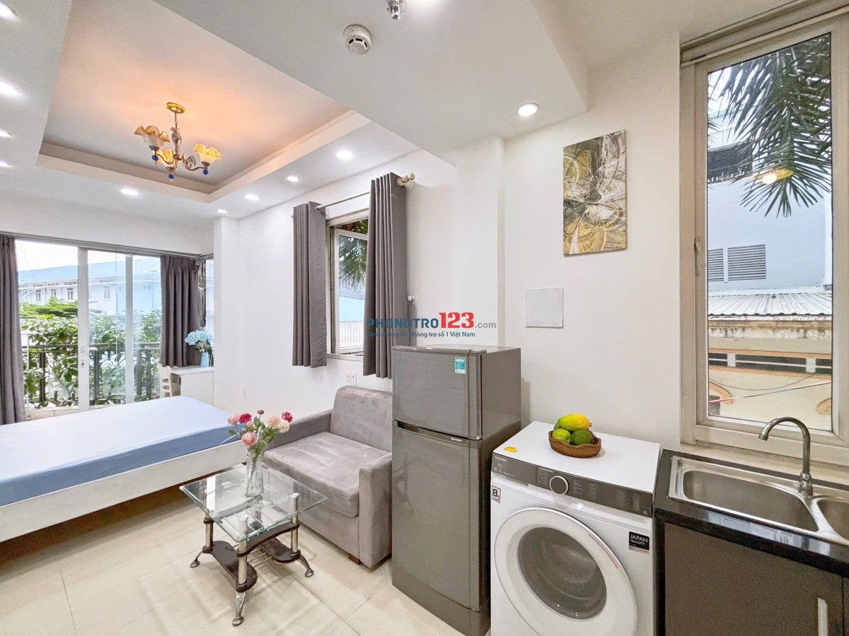 CĂN HỘ STUDIO BANCON CỬA SỔ FULL NỘI THẤT TẠI LÊ VĂN SỸ GẦN CO.OPMART NHIÊU LỘC, ĐH UEH - RMIT
