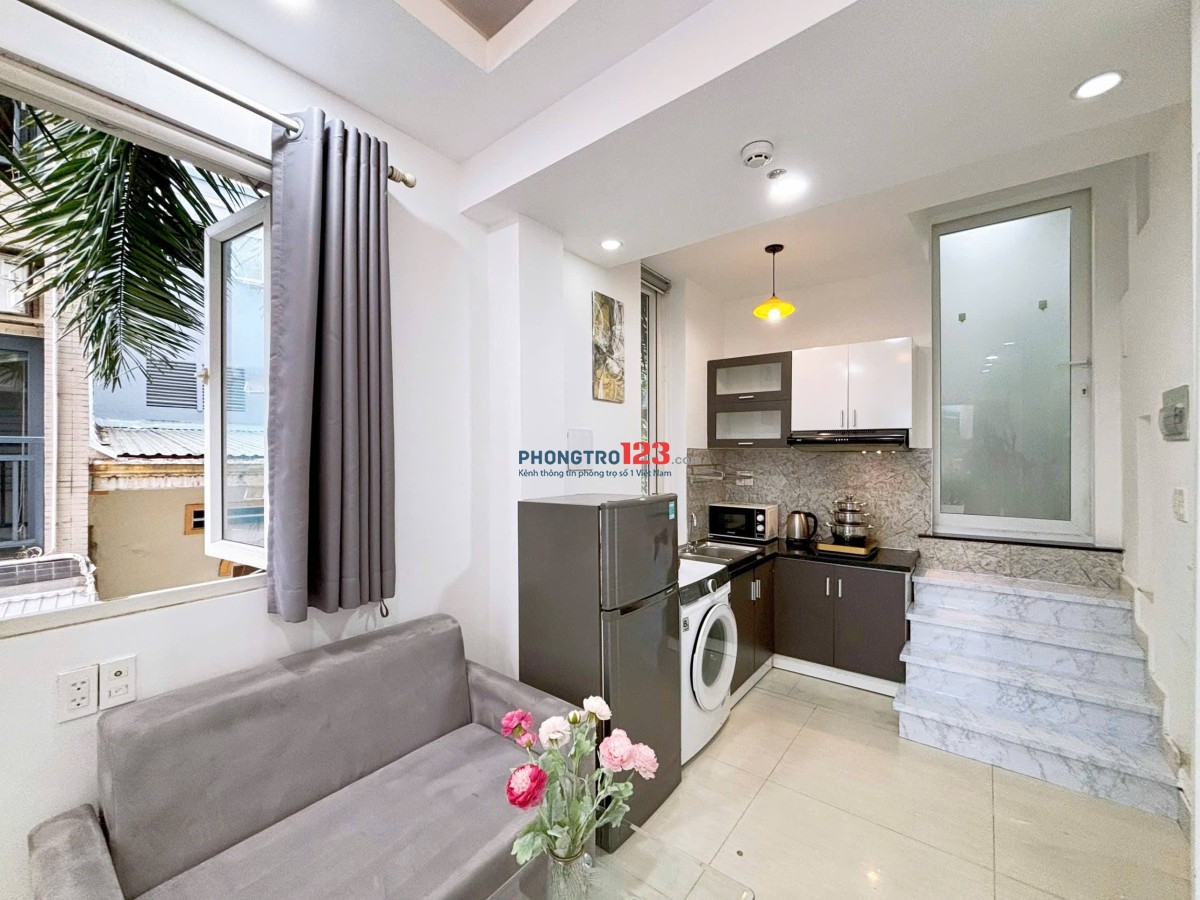 CĂN HỘ STUDIO BANCON CỬA SỔ FULL NỘI THẤT TẠI LÊ VĂN SỸ GẦN CO.OPMART NHIÊU LỘC, ĐH UEH - RMIT