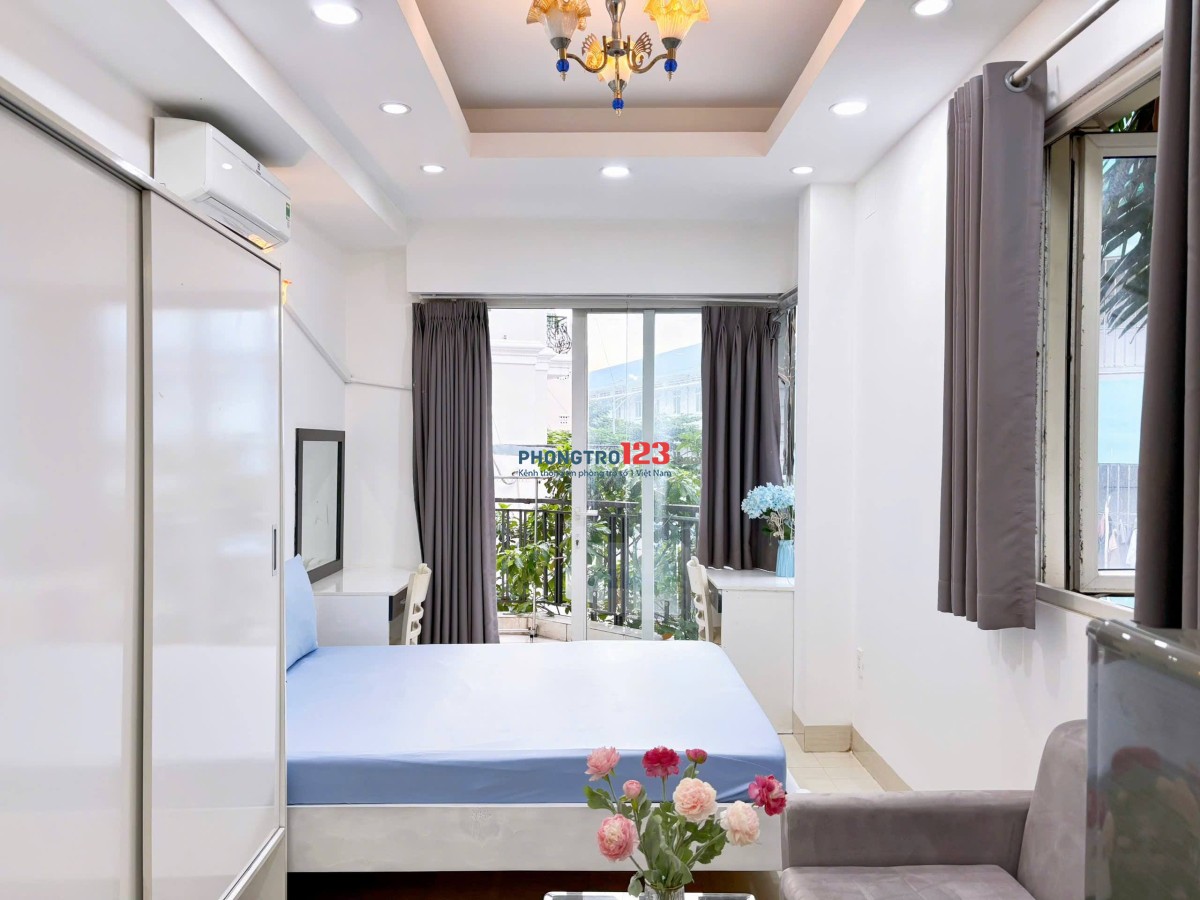 CĂN HỘ STUDIO BANCON CỬA SỔ FULL NỘI THẤT TẠI LÊ VĂN SỸ GẦN CO.OPMART NHIÊU LỘC, ĐH UEH - RMIT