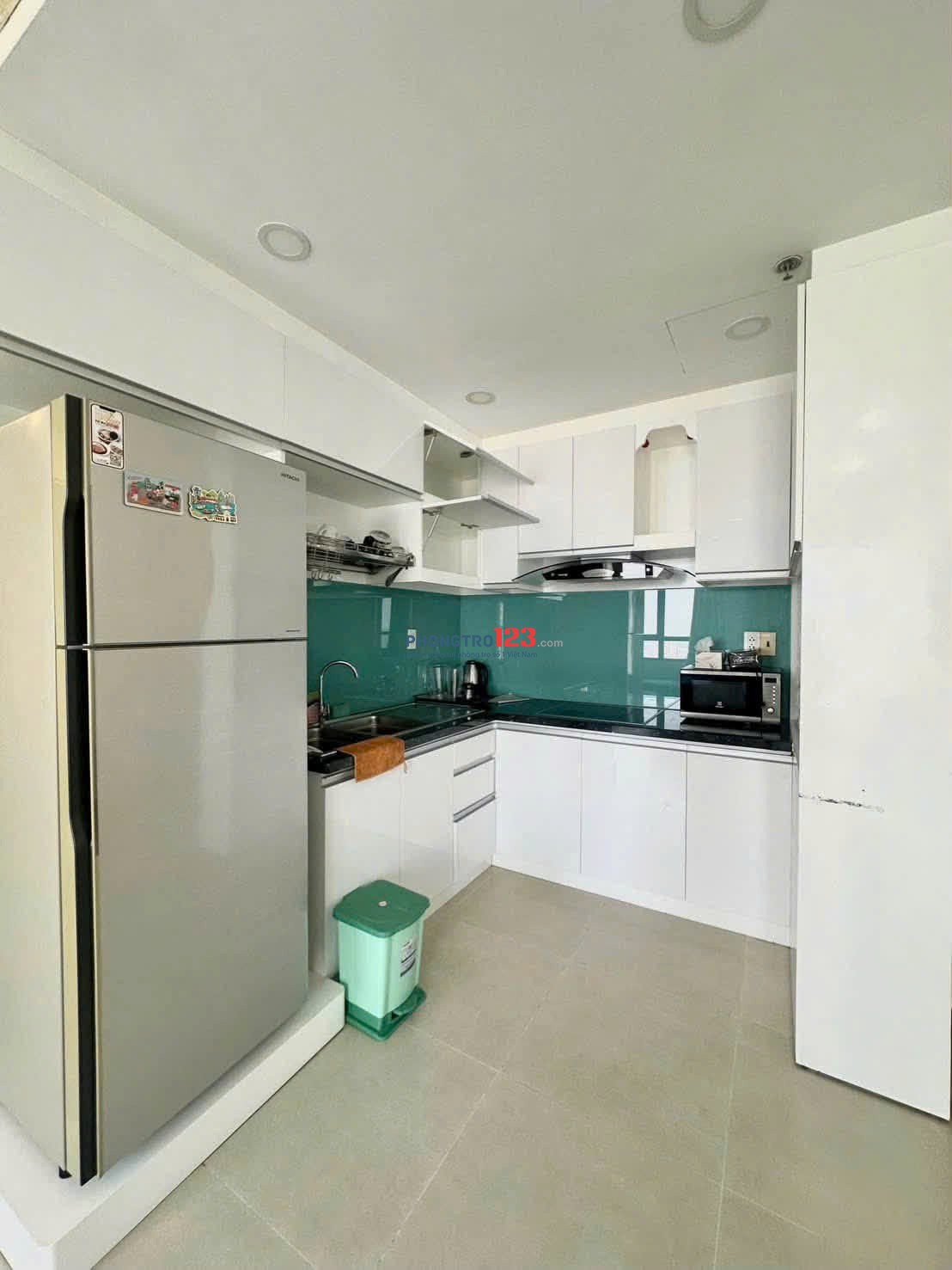 Cho thuê C/c cao cấp Mỹ Vinh 3PN full nội thất giá 22,5tr/th,105m2, nhà mới,ban công rộng.