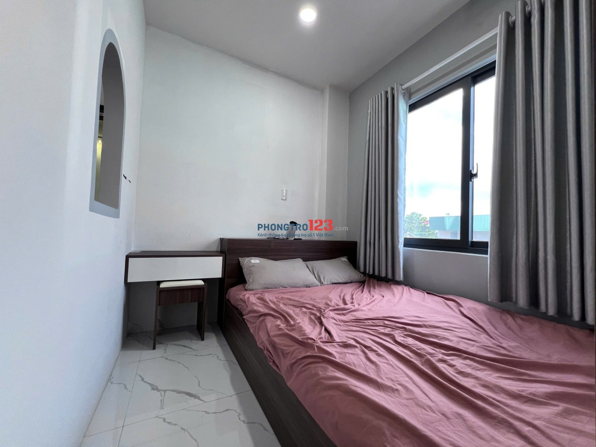 Khai trương phòng 1PN tách bếp, full nội thất xịn - Nơ Trang Long tiện qua VLU, IUH, Hutech, UEF