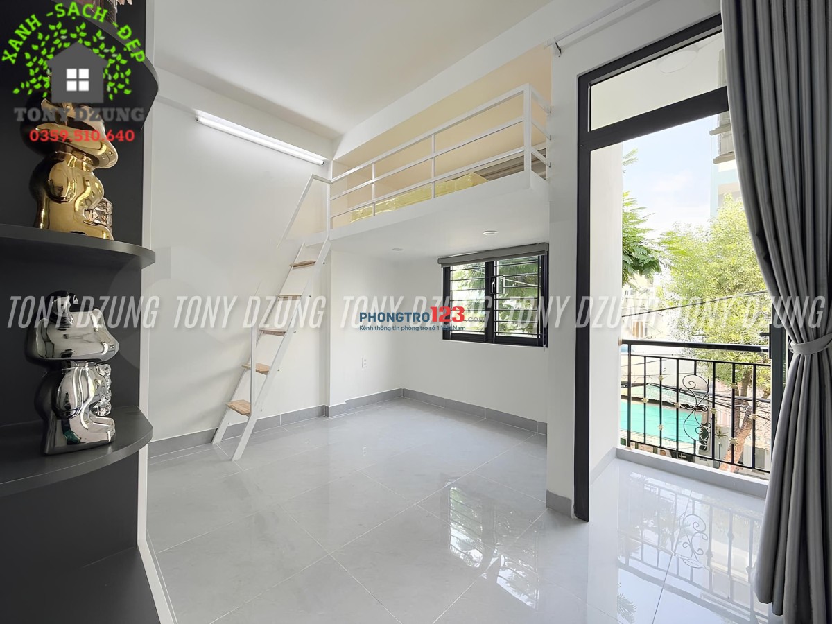 SIÊU PHẨM CÓ GÁC & STUDIO FULL NỘI THẤT - TT BÌNH THẠNH - SIÊU GẦN ĐH VĂN LANG CS3