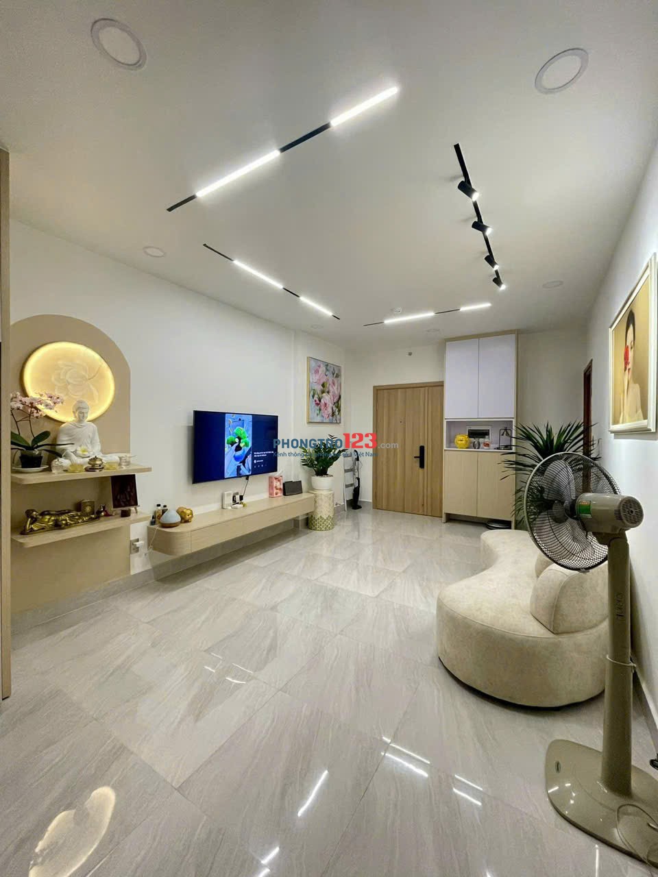 Chung cư Carillon 3, Hoàng Hoa Thám, TB: 65m2, 2p ngủ, full NT mới, 12tr5/th