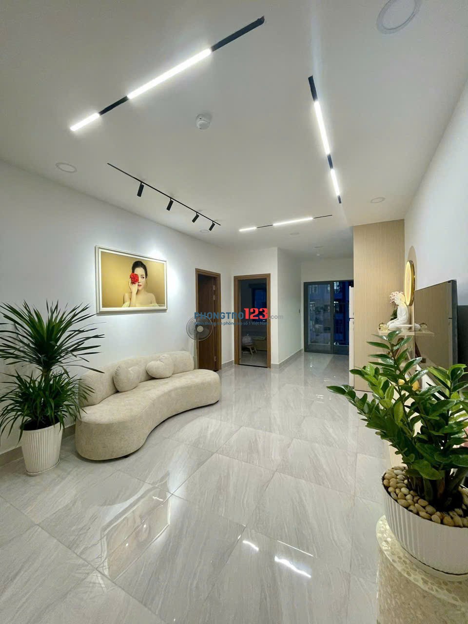 Chung cư Carillon 3, Hoàng Hoa Thám, TB: 65m2, 2p ngủ, full NT mới, 12tr5/th