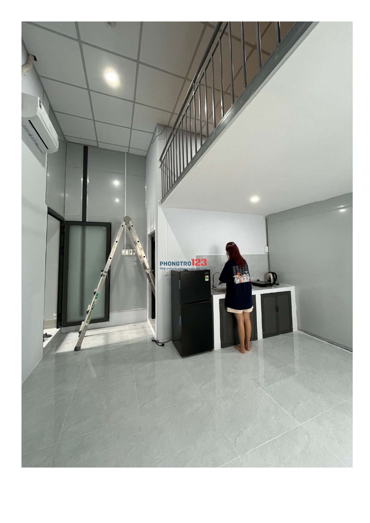 Phòng trọ mới 100% - gần KCX Tân Thuận