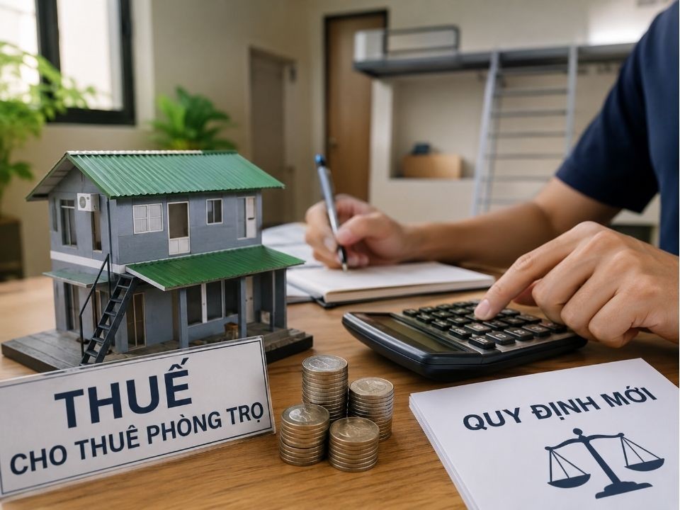 Quy định mới về thuế đối với chủ cho thuê phòng trọ