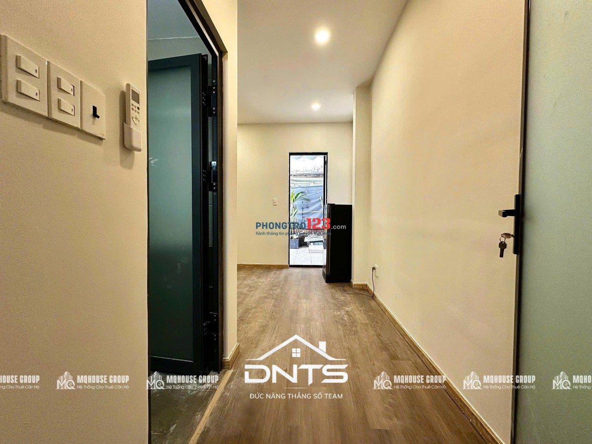 Khai trương căn hộ 1pn 40m2 sân vườn, máy giặt riêng gần công viên Lê Văn Tám, đh Nhân Văn, ISB, UEF