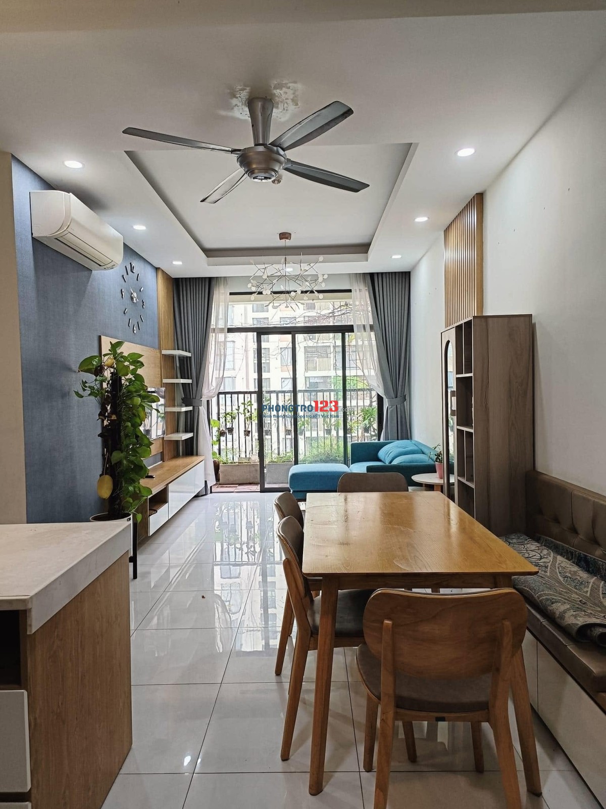 Cho thuê chụng cư cao cấp Tân Phước Plaza-Lý Nam Đế, Minh Phụng, 3PN, Full nội thất giá 15,5tr/tháng