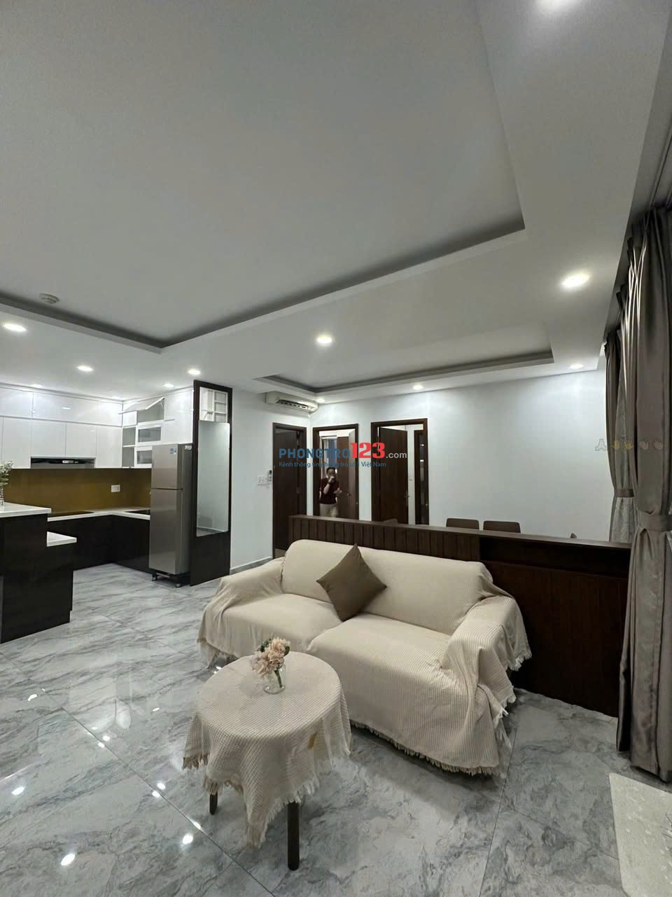 Chung cư Resgreen Tower cho thuê 14.5 tr/th nhà nội thất i hình, có ban công.