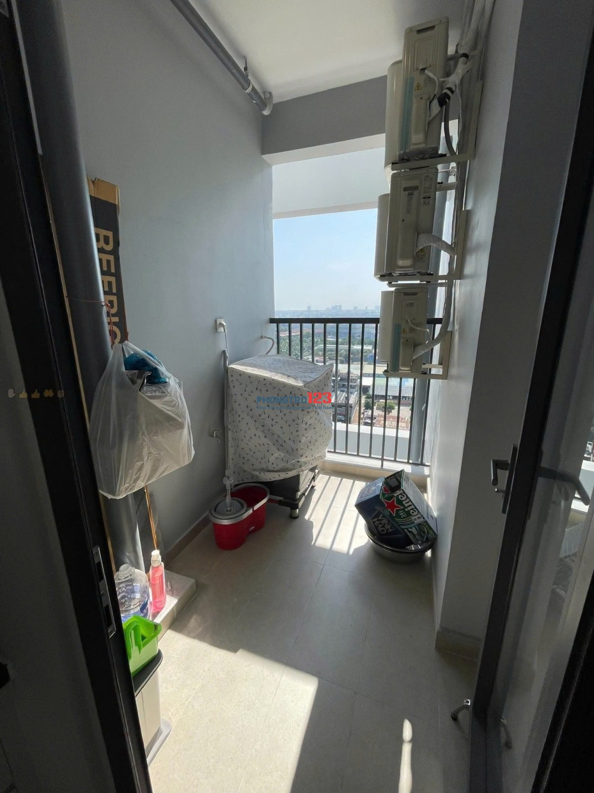 Chung cư Bảy Hiền 2PN Full nội thất cho thuê 12 tr/th 75m2 nhà mới, có ban công.