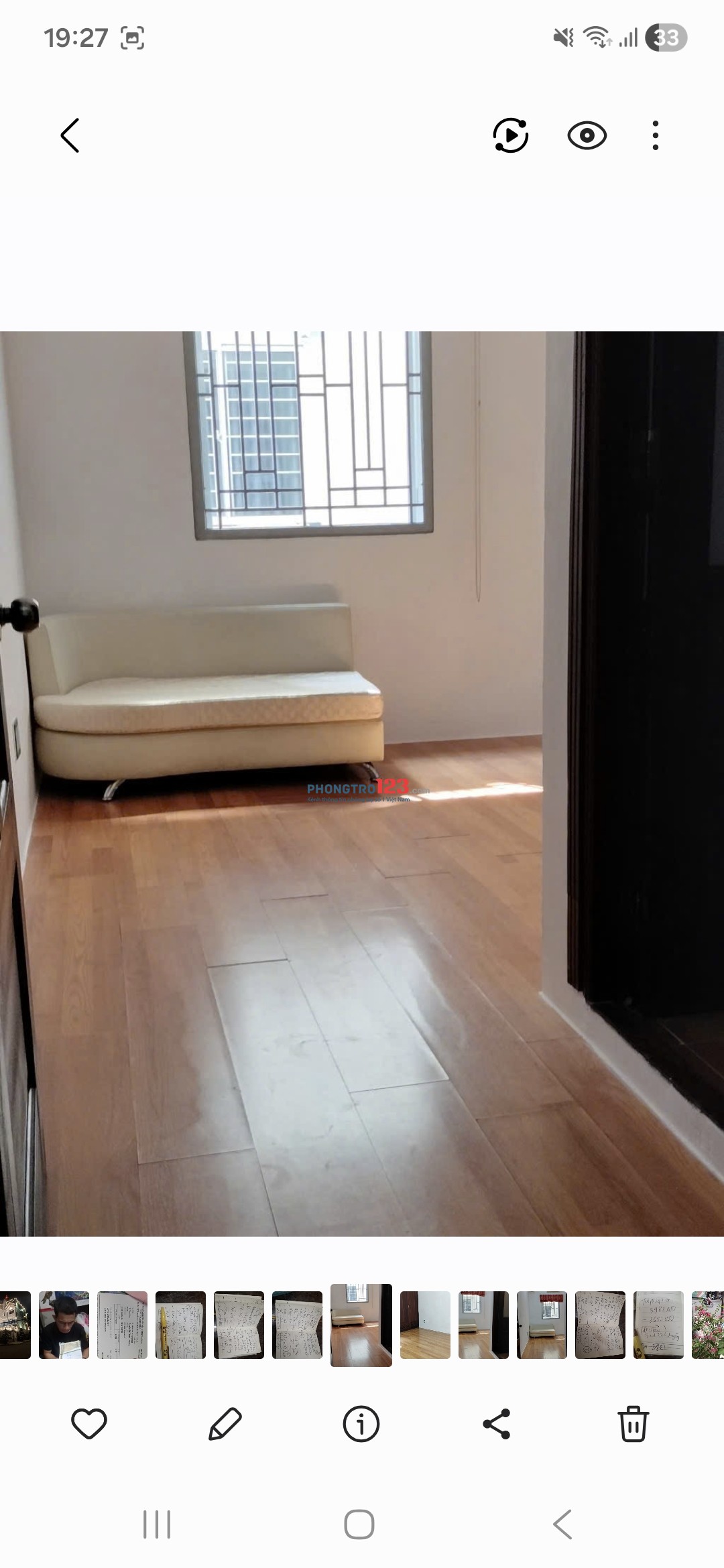 Cho thuê phòng trọ 3tr500, vs riêng, có cửa sổ