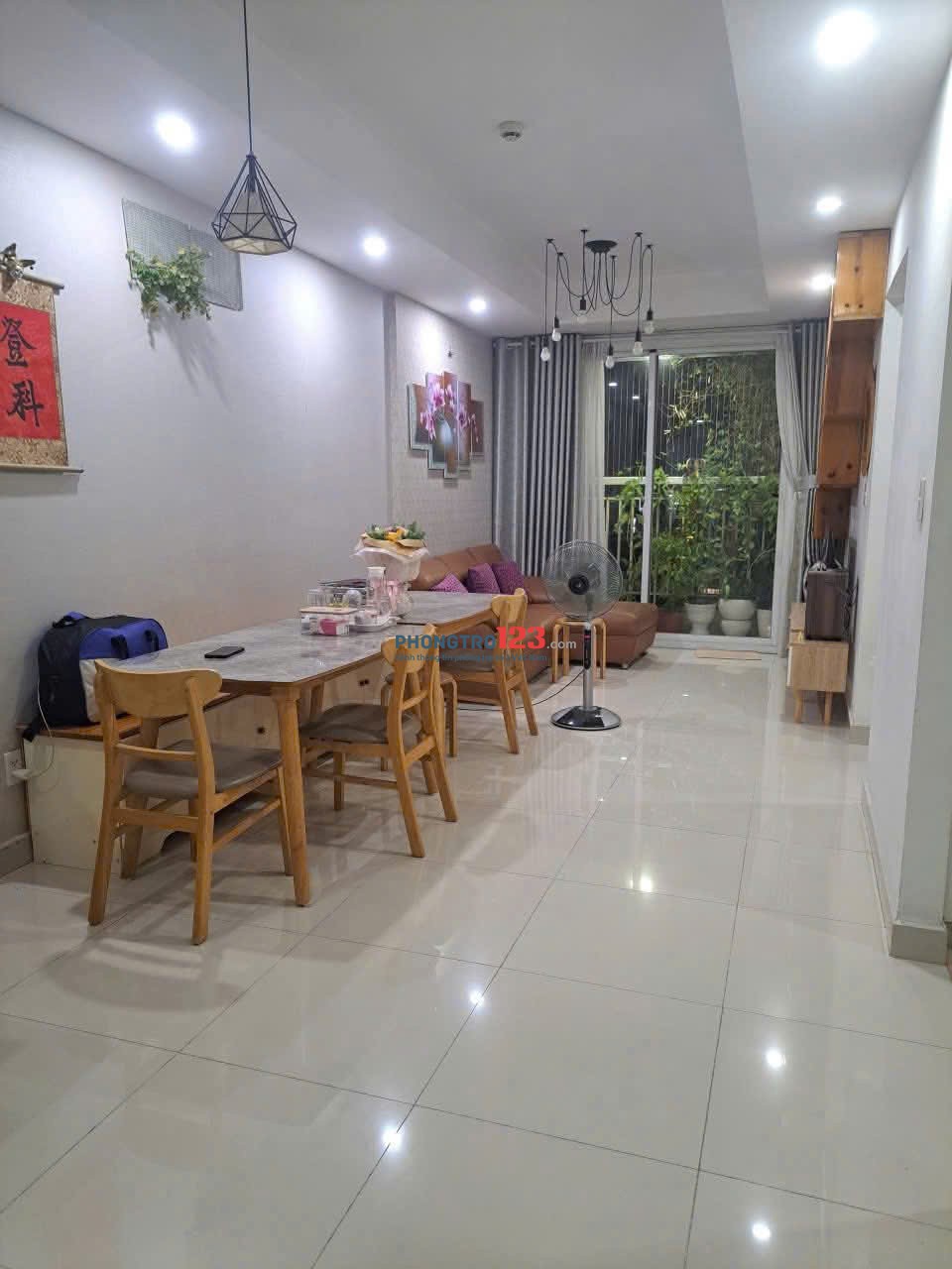 Chung cư Screc, 974A Trường Sa, Q3: 2p ngủ, 65m2, NTCB, 12triệu