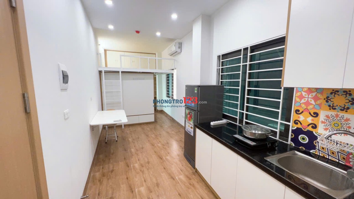 Cho thuê CCMN Full đồ, 2 cửa sổ, 2 ngủ ngõ 21 Lê Văn Lương gần CenterPoint Hoàng Đạo Thúy