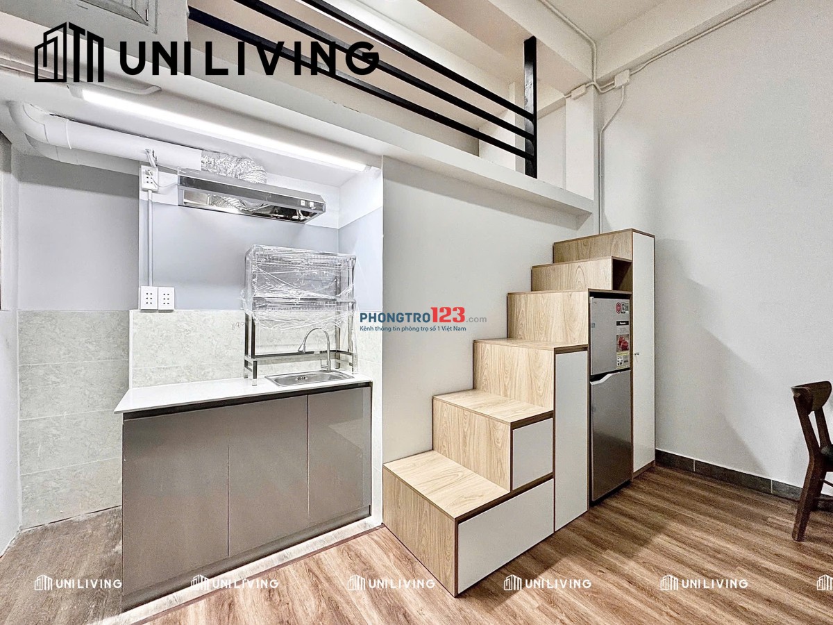 Căn Hộ Gác Lửng Gần Đại Học Bách Khoa & Vạn Hạnh Mall Full Nội Thất Trung Tâm Quận 10 Giáp Quận 1