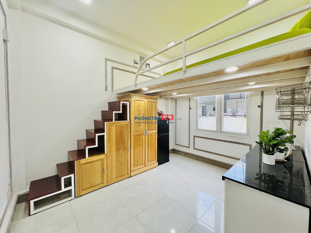 GÁC LỬNG TIỆN LỢI, CỬA SỔ THOÁNG MÁT GẦN NGAY EMART GÒ VẤP