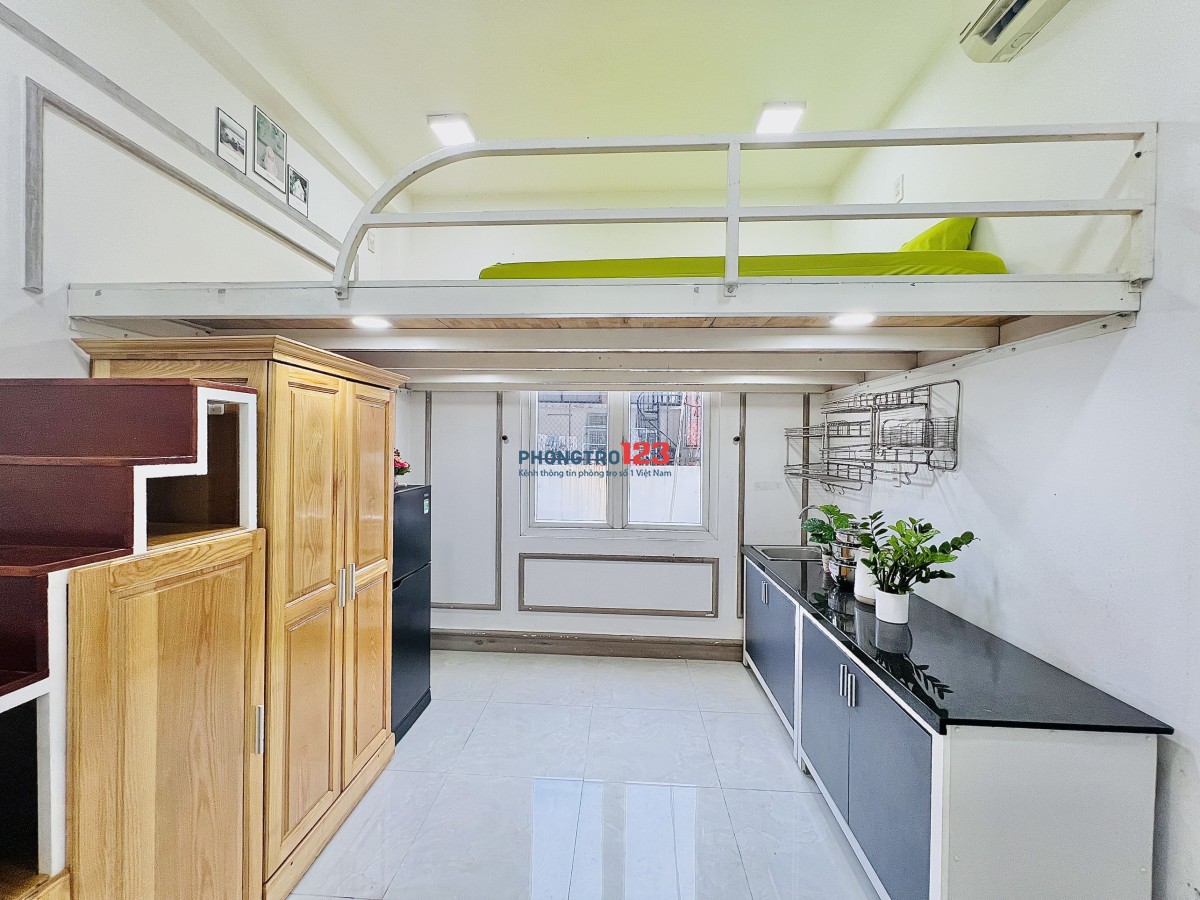 GÁC LỬNG TIỆN LỢI, CỬA SỔ THOÁNG MÁT GẦN NGAY EMART GÒ VẤP
