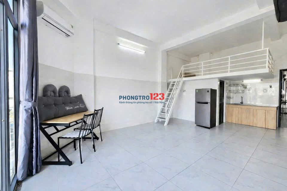 CHO THUÊ PHÒNG SẴN NỘI THẤT - RỘNG 35M2 GÁC CAO NGAY CUỐI LÊ ĐỨC THỌ - CHỢ CẦU - LÊ VĂN KHƯƠNG