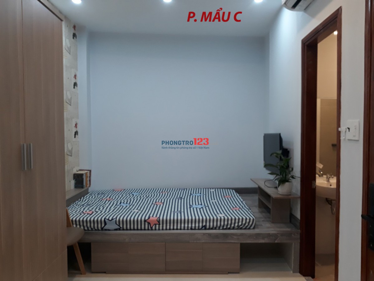 Cho thuê phòng mới, sạch sẽ, an ninh, full nội thất hẻm 650/4 đường Điện Biên Phủ, 5 ph ra trung tâm