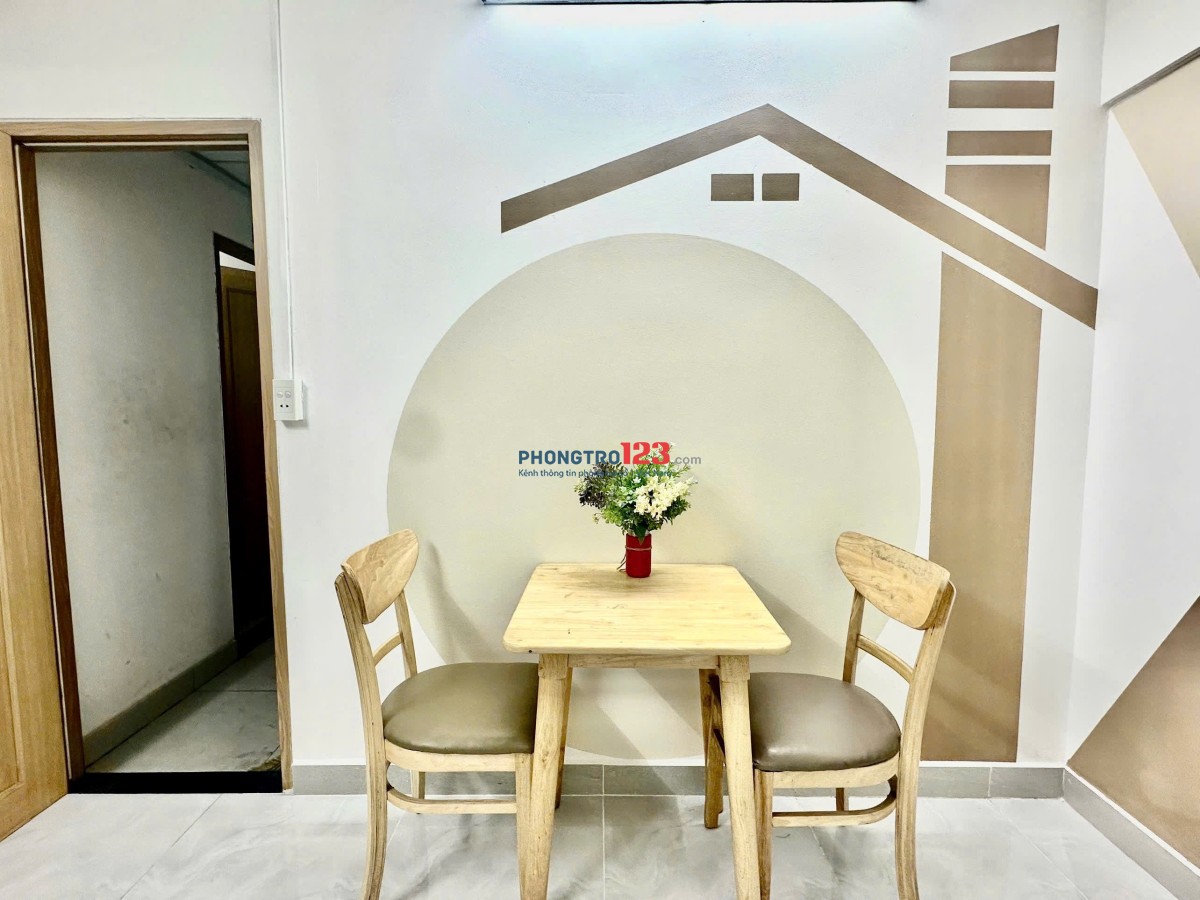 Cho thuê căn hộ 1PN 1PK Lý Thường Kiệt Q10 – Thang máy, khóa vân tay, full nội thất