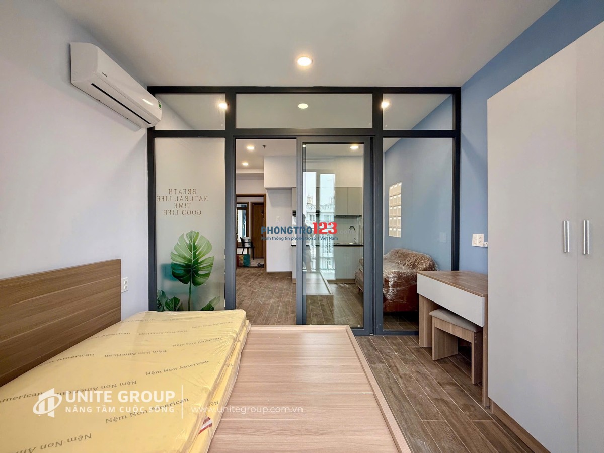 Cho thuê căn hộ 1pn bancon siêu thoáng,full nội thất quận 7