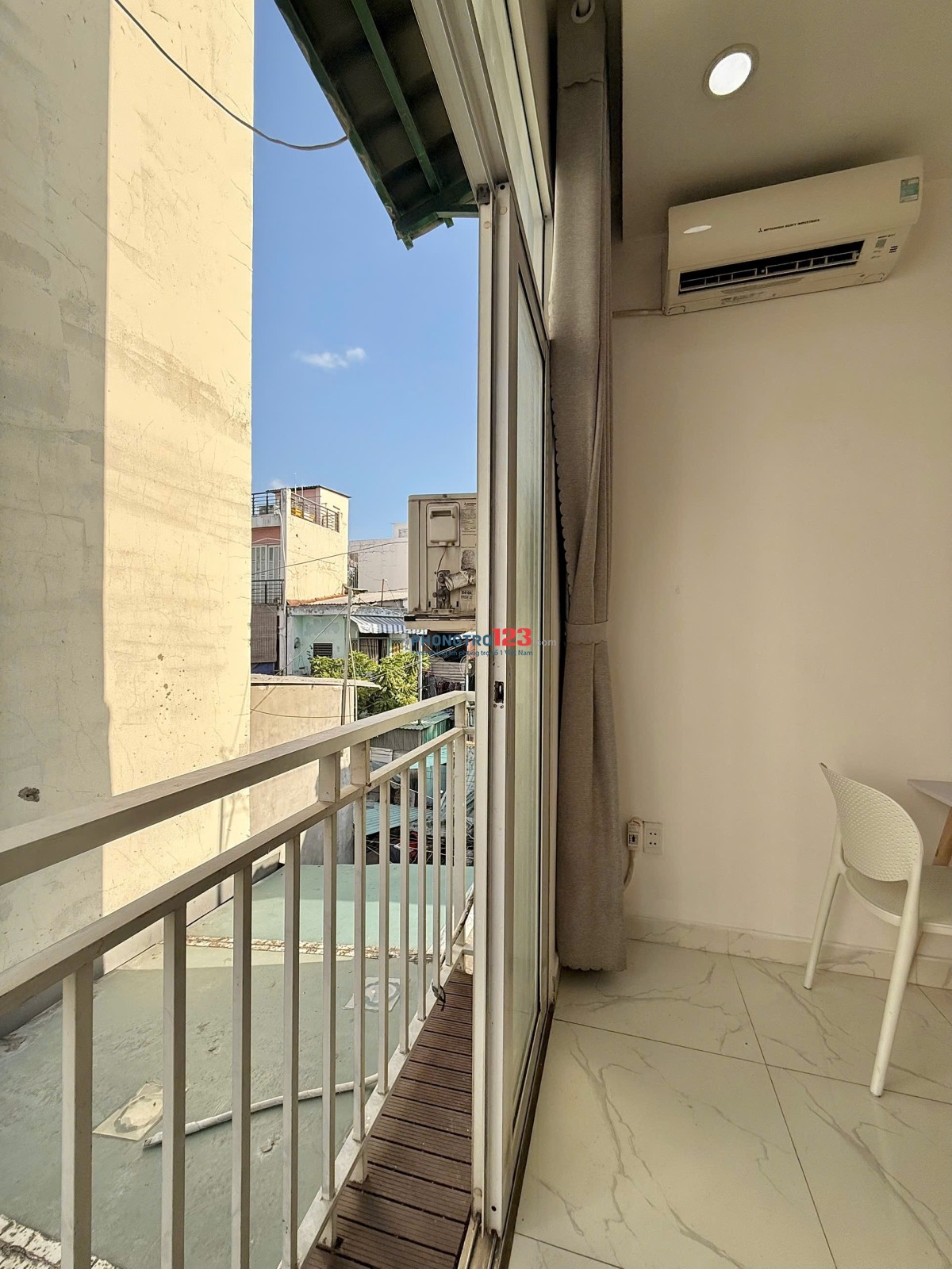 Cho thuê phòng trọ balcony mới 100% ngay ĐH Văn Lang - ĐH Công Nghiệp - chợ Bà Chiểu - cầu Bông