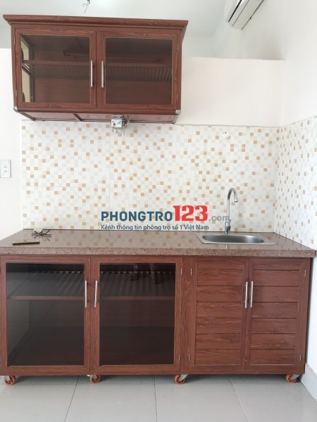 Cho thuê căn hộ mini 35m2, đầy đủ tiện nghi, có ban công và cửa sổ, an ninh yên tĩnh, giá 5 triệu