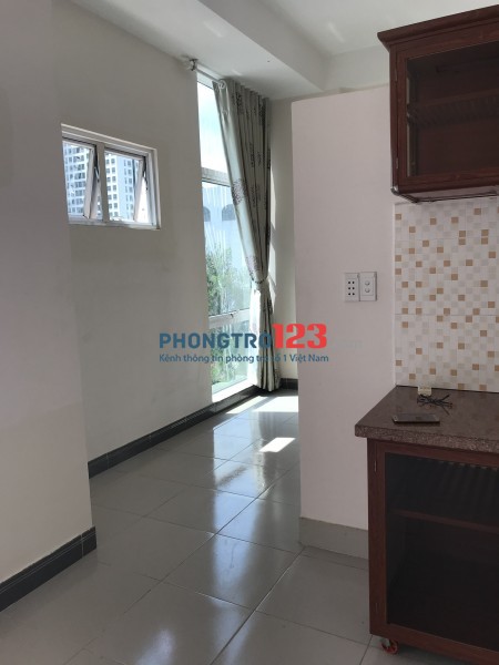 Cho thuê căn hộ mini 35m2, đầy đủ tiện nghi, có ban công và cửa sổ, an ninh yên tĩnh, giá 5 triệu