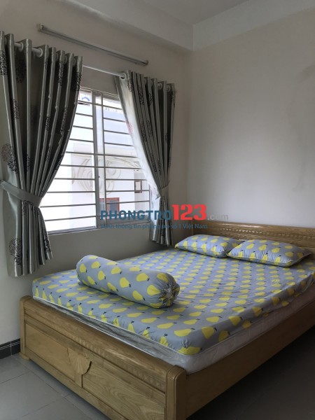 Cho thuê căn hộ mini 35m2, đầy đủ tiện nghi, có ban công và cửa sổ, an ninh yên tĩnh, giá 5 triệu