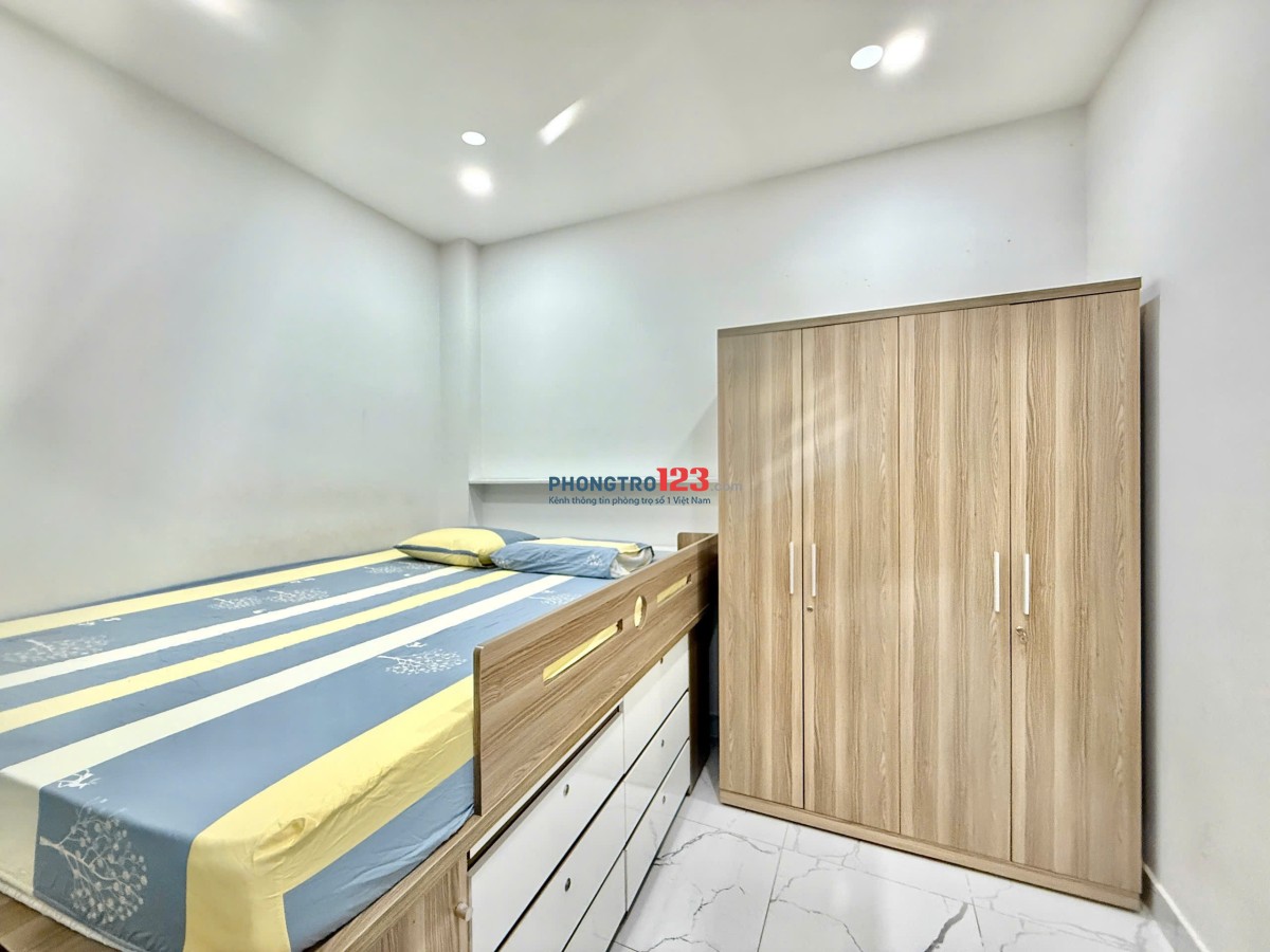 Phòng thoáng đẹp Bắc Hải, Quận 10. Nghỉ ngơi lý tưởng, giờ giấc tự do, miễn phí xe
