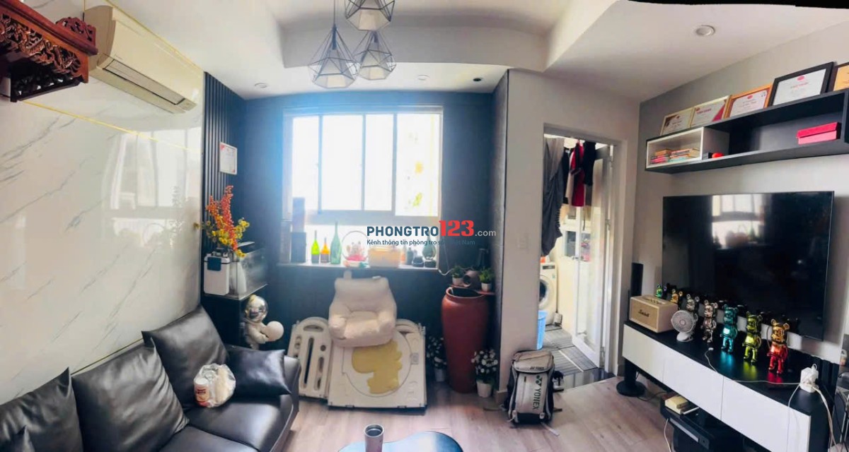 Chung cư Phú Thạnh, Nguyễn Sơn, TP: 3p ngủ, full NT, 10tr/tháng, 90m2