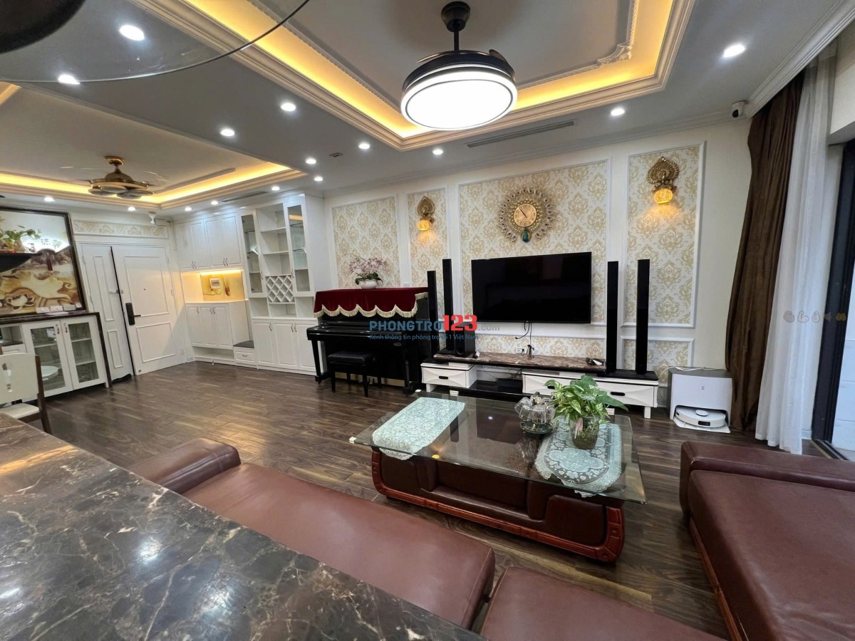 Cho thuê chung cư cao cấp Mỹ Vinh, Xuân Hoà- 120m2 3PN giá 24tr/tháng