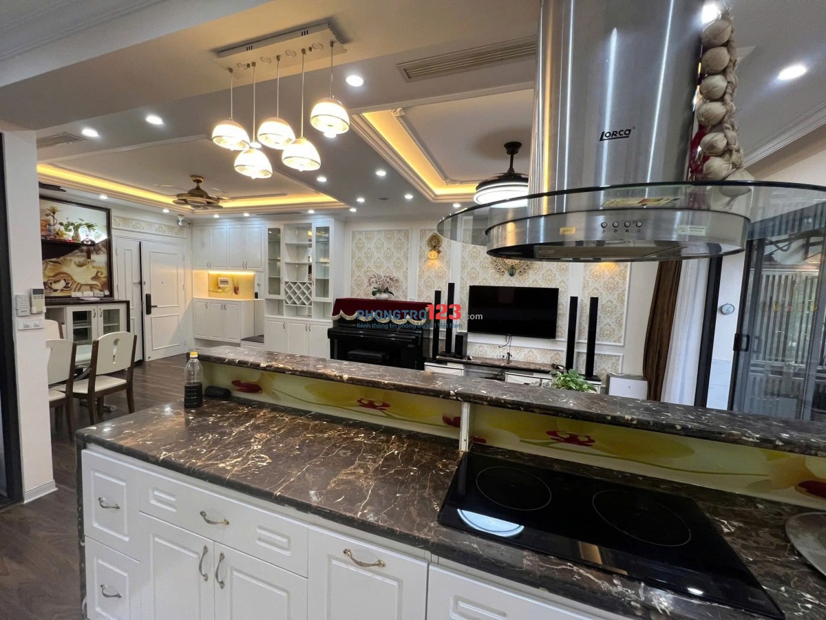Cho thuê chung cư cao cấp Mỹ Vinh, Xuân Hoà- 120m2 3PN giá 24tr/tháng