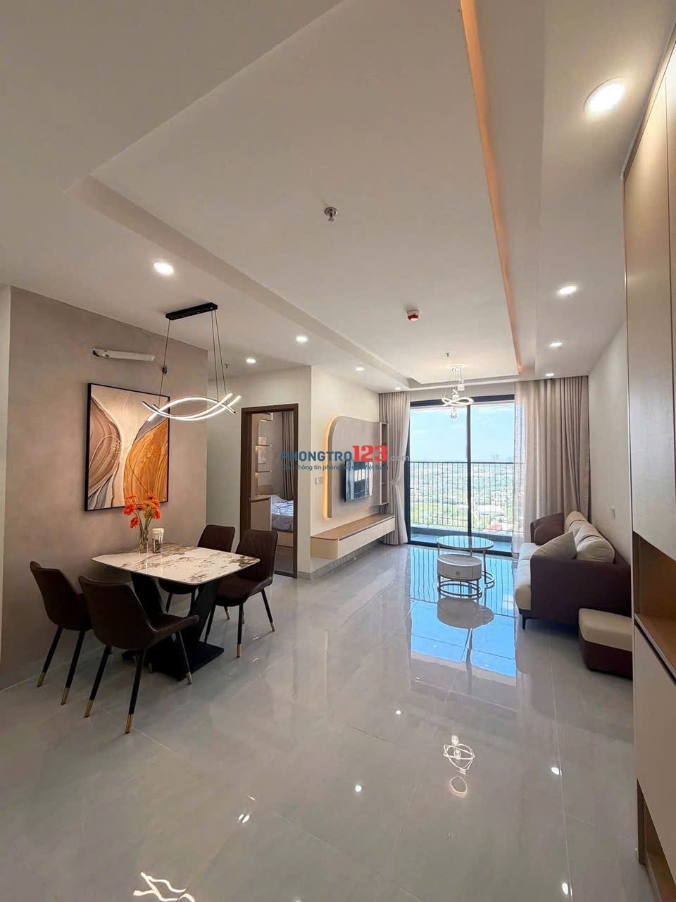 Chung cư Splendor, Nguyễn Văn Dung, GV: 85m2, 2p ngủ, full NT, 13tr/th