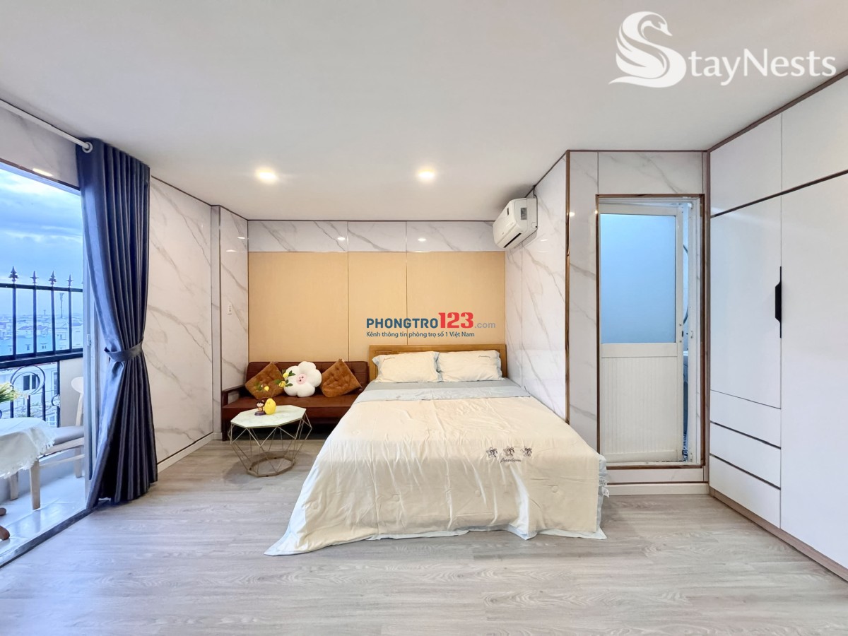 Cho thuê căn hộ 688/6 LTT, p.Tây Thạnh, p.Tân Phú, full nội thất, gần HUIT, dt 25m2,6tr8