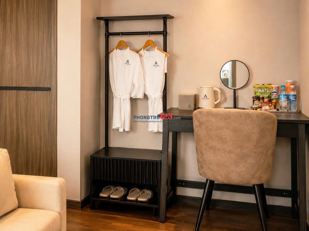 CHO THUÊ CĂN HỘ 1PN CÓ BAN CÔNG FULL NỘI THẤT HAI BÀ TRƯNG QUẬN 3 GẦN TRUNG TÂM