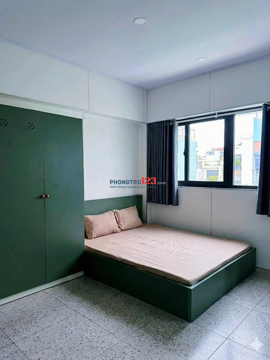 Cho thuê căn hộ 1 phòng ngủ tách bếp gần Bà Chiểu Bình Thạnh_full nội thất_6.5tr
