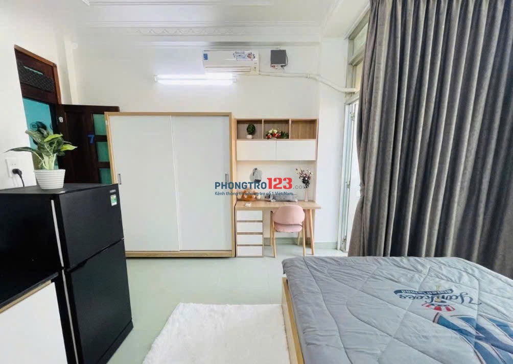 CHO THUÊ STUDIO BAN CÔNG VIEW THOÁNG – CMT8, QUẬN 10Full nội thất • Nhà mới • Ở ngay