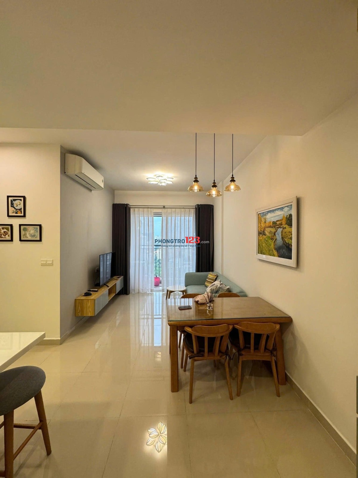 Chung Cư IDICO tân phú 2PN, full nội thất mới, giá thuê 11 tr/th nhận nhà liền.