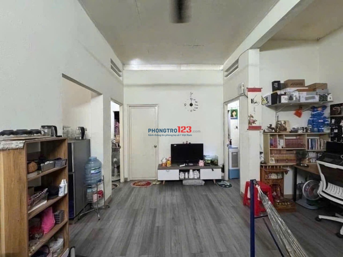 Chung cư Trần Huy Liệu, PN: 1p ngủ, 50m2, máy lạnh, 5,5triệu