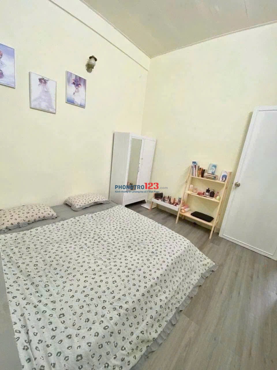 Chung cư Trần Huy Liệu, PN: 1p ngủ, 50m2, máy lạnh, 5,5triệu