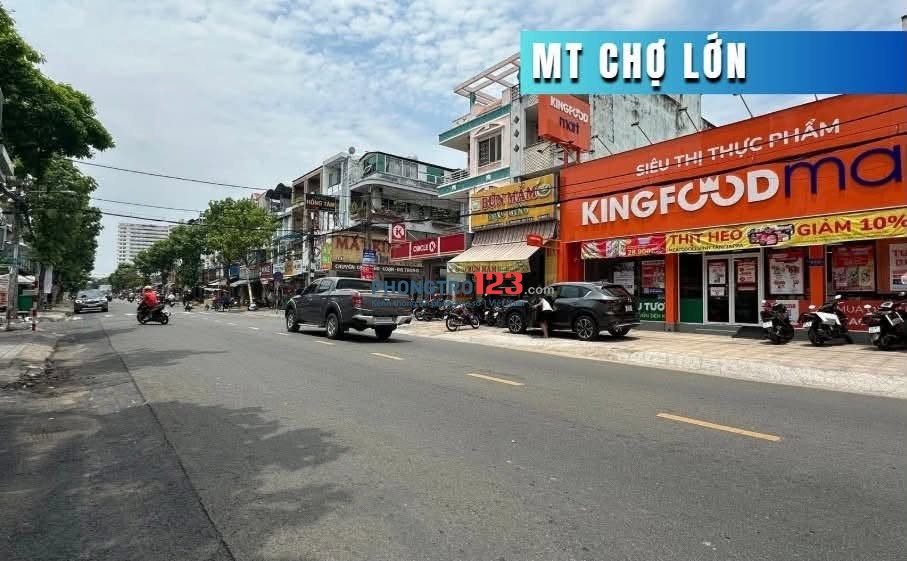 CHỢ LỚN Q6 CHO THUÊ NHÀ MẶT TIỀN 100TR/THÁNG 427M² - 9.5X45M - CẤP 4 - MT ĐƯỜNG CHỢ LỚN
