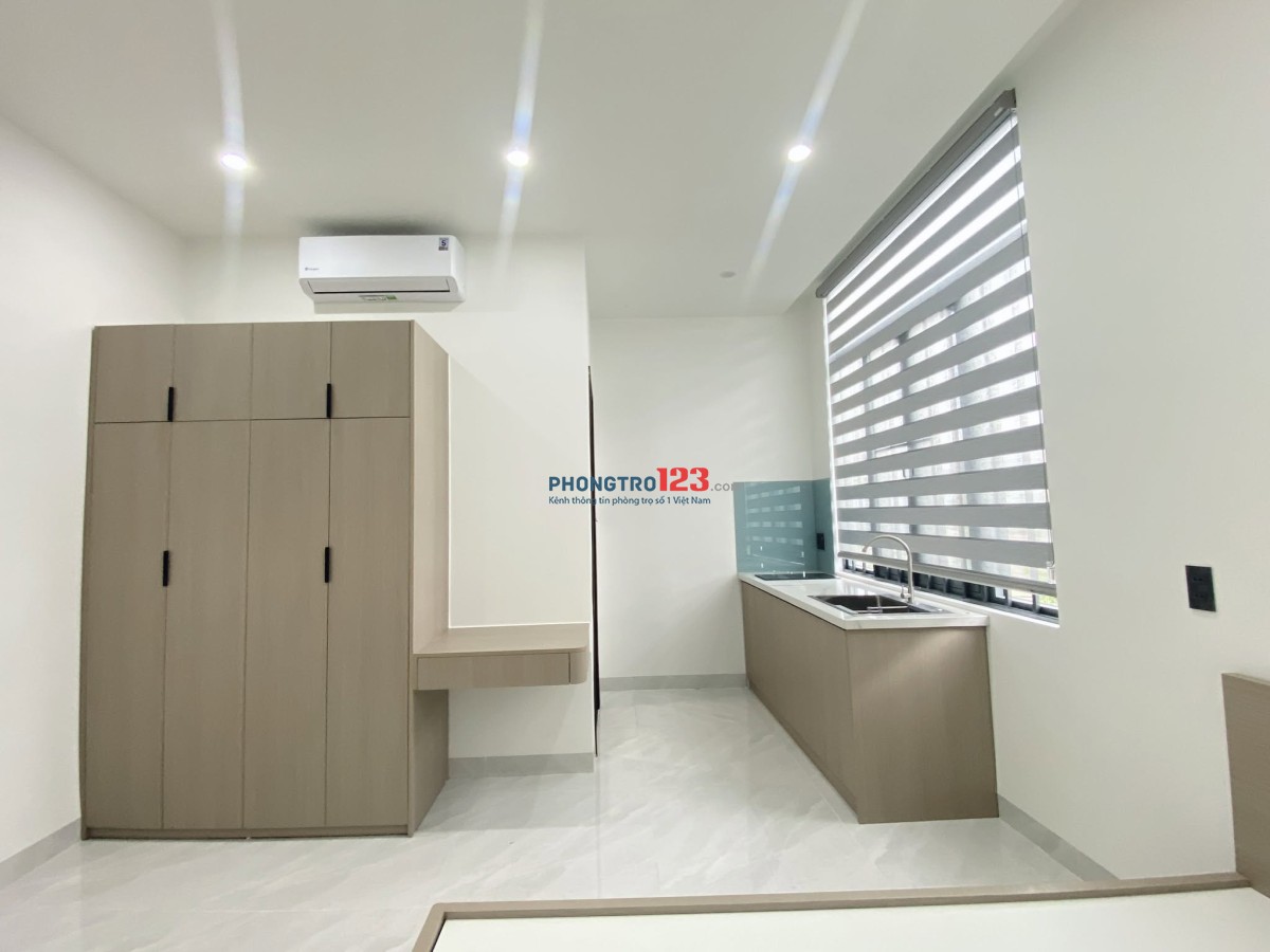 [CĂN HỘ MỚI 100%] CHO THUÊ CĂN HỘ STUDIO FULL NỘI THẤT - TRỐNG SẴN VÀO Ở NGAY