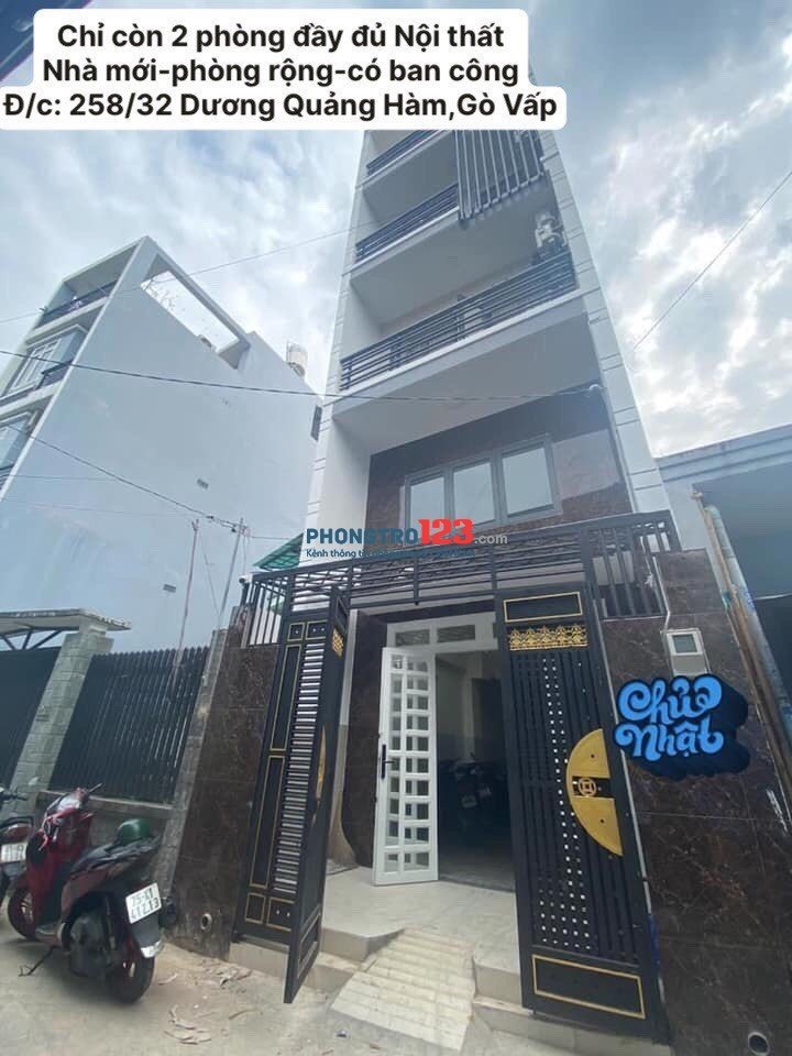 Phòng Trọ Gác Cao gần Đại Học Văn Lang Gò Vấp
