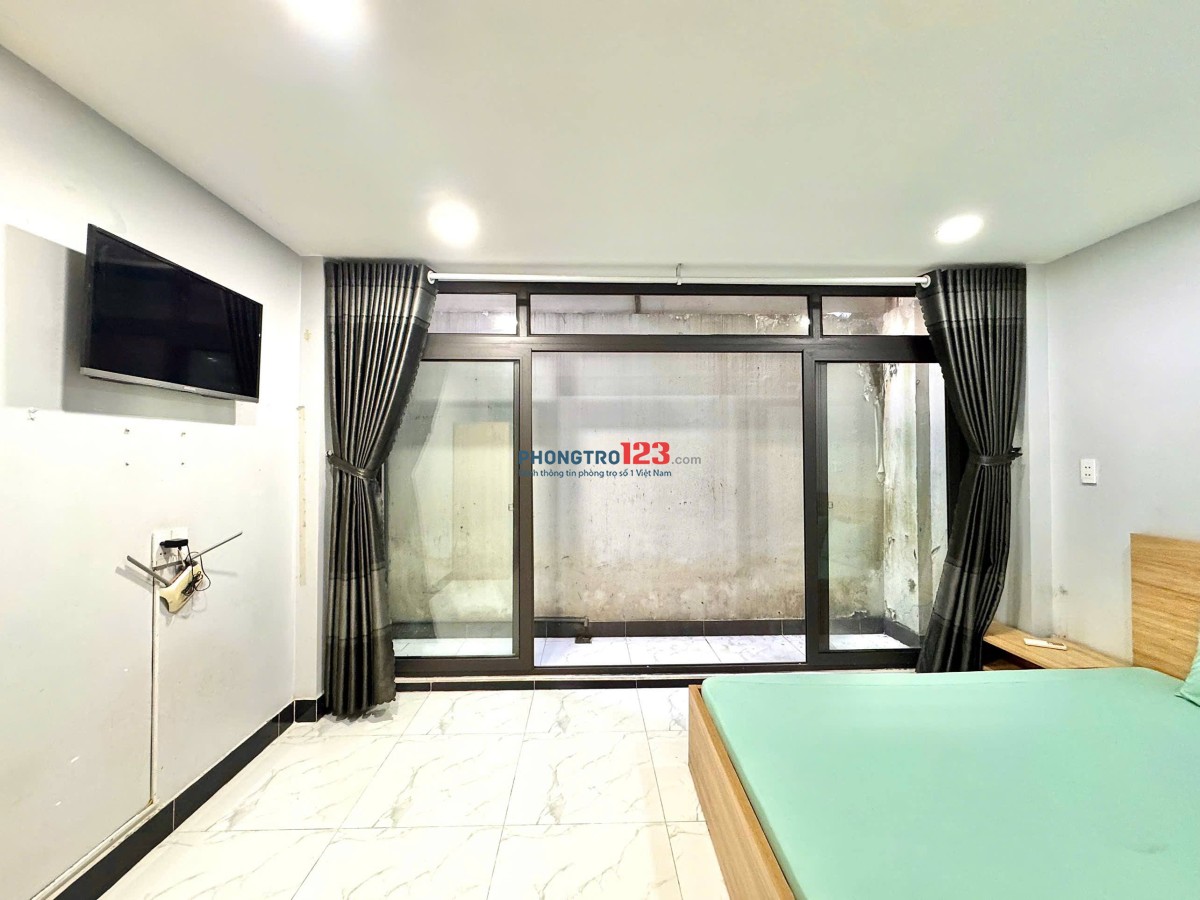PHÒNG STUDIO THOÁNG TÁCH BẾP FULL NỘI THẤT TẠI PHAN XÍCH LONG GẦN CÔNG VIÊN HOÀNG VĂN THỤ PHÚ NHUẬN
