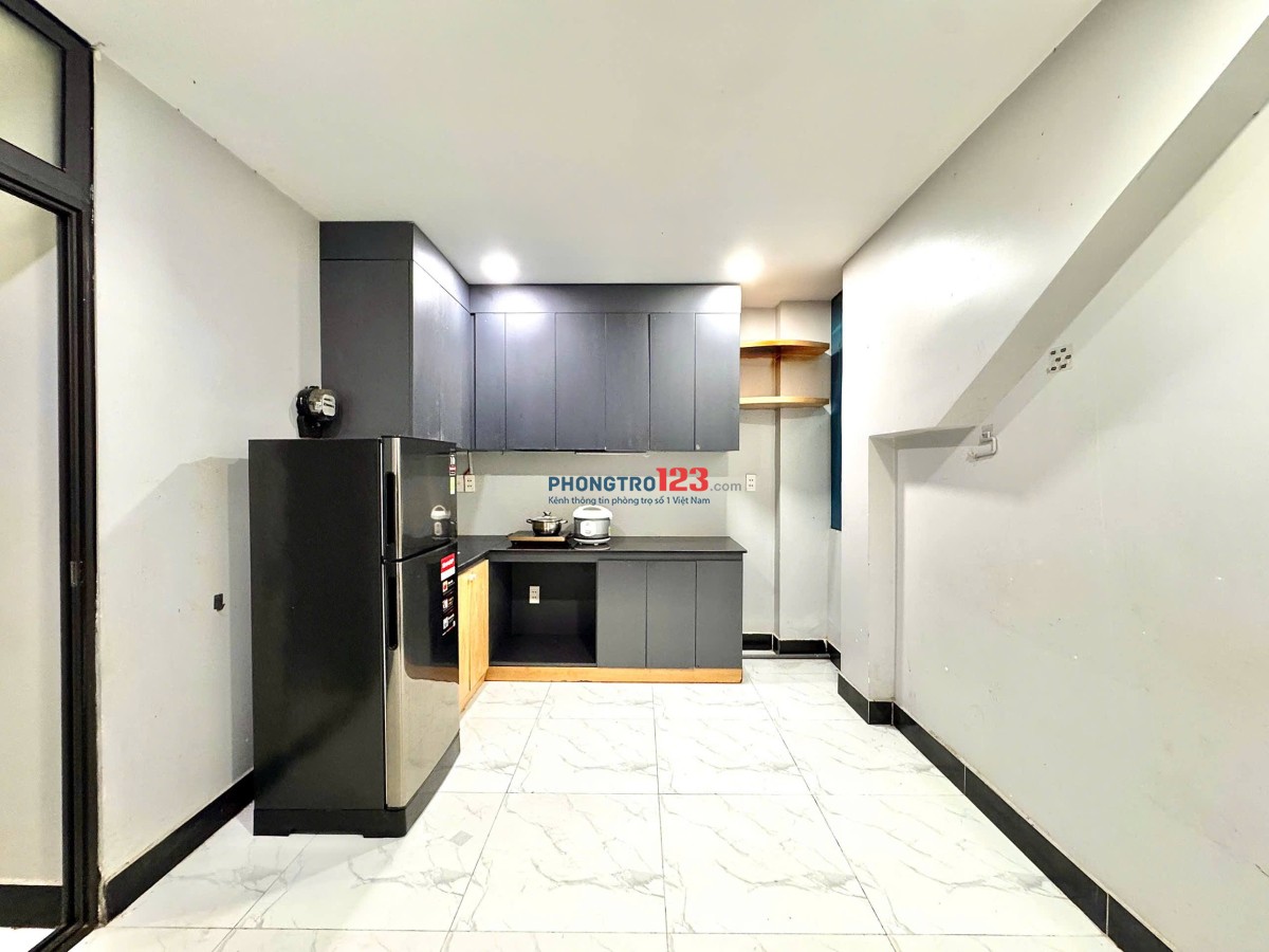 PHÒNG STUDIO THOÁNG TÁCH BẾP FULL NỘI THẤT TẠI PHAN XÍCH LONG GẦN CÔNG VIÊN HOÀNG VĂN THỤ PHÚ NHUẬN