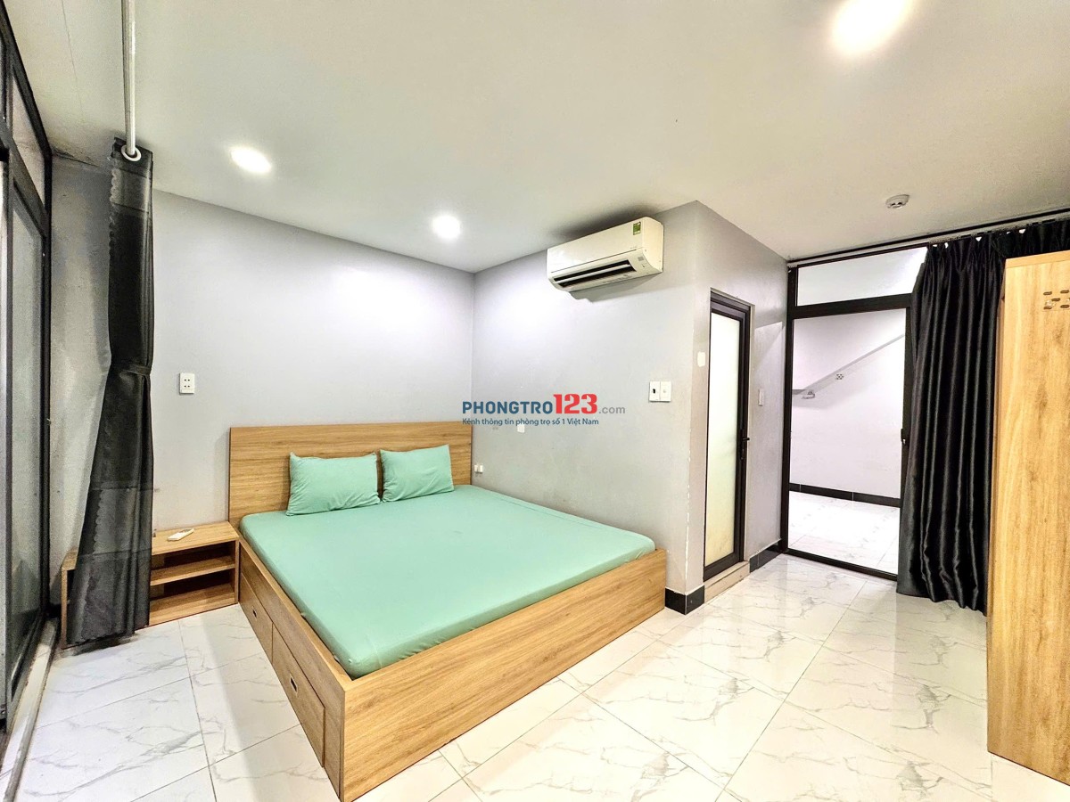PHÒNG STUDIO THOÁNG TÁCH BẾP FULL NỘI THẤT TẠI PHAN XÍCH LONG GẦN CÔNG VIÊN HOÀNG VĂN THỤ PHÚ NHUẬN