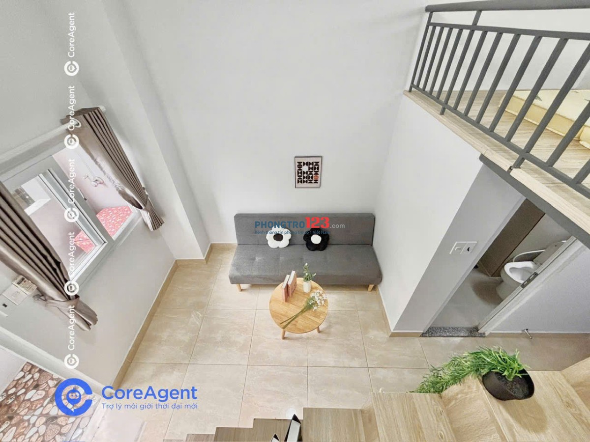️Phòng Gác Rộng Ban Công 42m2 Ung Văn Khiêm Bình Thạnh Gần Ngoại Thương, GTVT, Hutech, Quận 1